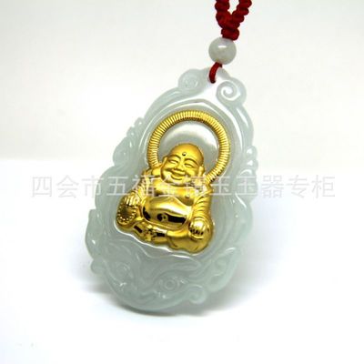 五福臨門，金玉滿堂 探秘翡翠珠寶中的金鑲玉觀音佛吊墜